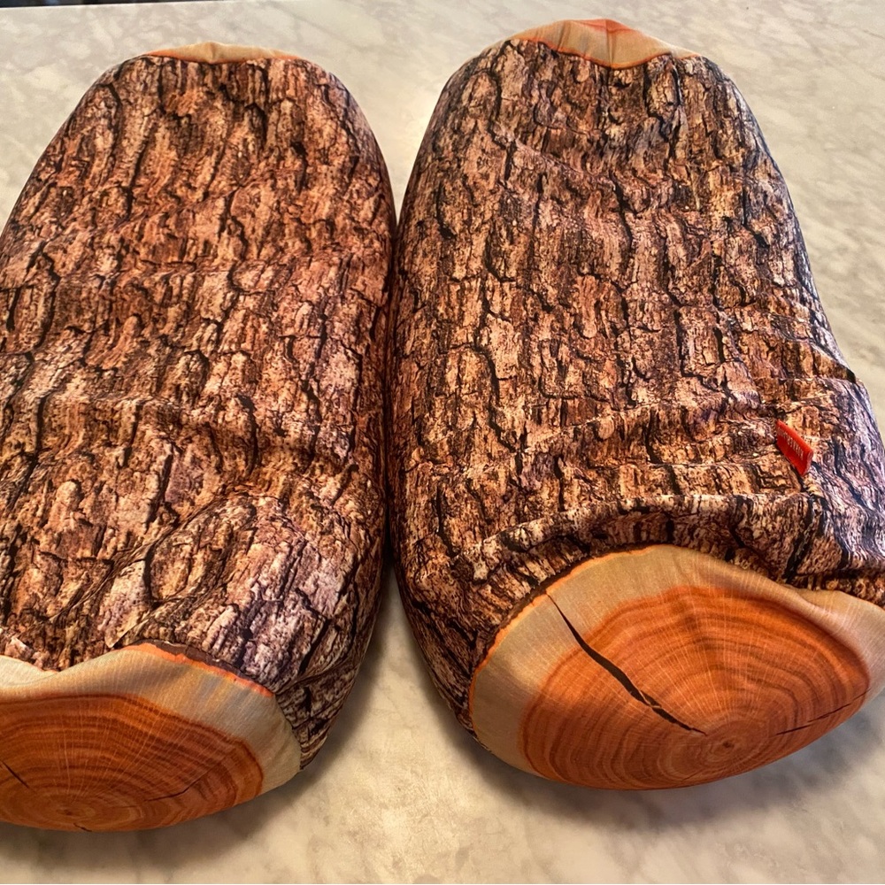 Tree Bark Log Pillow Set
